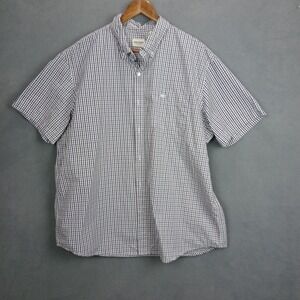 Dockers Signature Stain Defender Shirt Mens 2XL Multicolor Plaid Classic Fit‎
